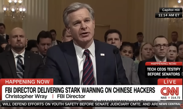 FBI Director Wray Says Chinese Hackers Are Everywhere in Our Infrastructure – They Out Number FBI Cyber Personnel 50 to 1
